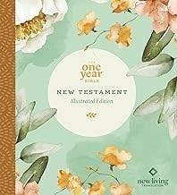 NLT The One Year Bible New Testament-Floral Paradise Softcover