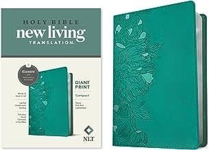 NLT Filament Giant Print Compact Peony Rich Teal