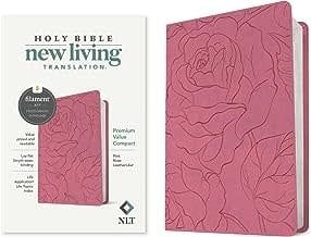 NLT Premium Value Compact Pink Rose Bible