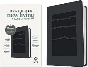 NLT Premium Value Compact Black Bible