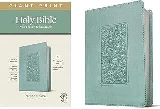 NLT Personal size Giant Print Bible, Teal
