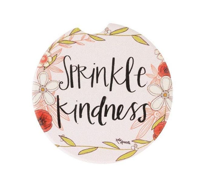Sprinkle Kindness Car Coaster