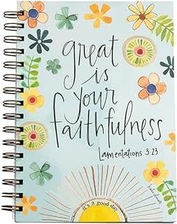 Journal-Wirebound-Great Is Your Faithfulness (8.5&quot; x 6.5&quot;)