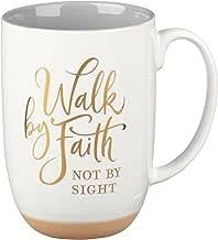 Mug-White/Gray-Walk By Faith 2 Cor. 5:7
