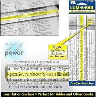 Magnifier-Lum-A-Bar Highlighting