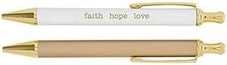 Pen Set-Faith Hope Love (Set Of 2)