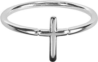 Ring Small Cross Size 7 Silver