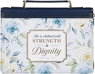 Bible Cover: Strength and Dignity Medium