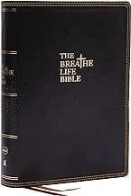 NKJV The Breathe Life Bible: Faith In Action (Comfort Print)-Black Leathersoft
