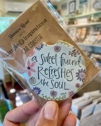 Sweet Friend Car Coaster