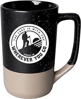 Designer Mugs-Pebble-The Lord Is With You (Joshua 1:9)