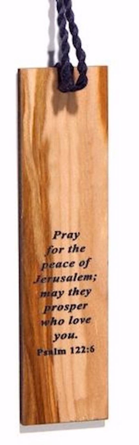 Pray for Peace of Jerusalem Olivewood