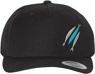 Hat-Three Fish-Black (Adjustable)