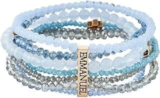 Bracelet-Emmanuel-Blue (7.5&quot;)