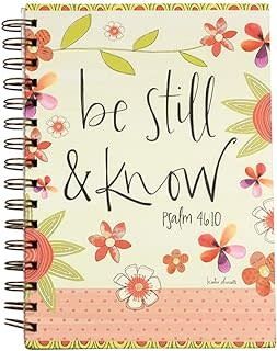 Journal-Wirebound-Be Still &amp; Know (8.5&quot; x 6.5&quot;)