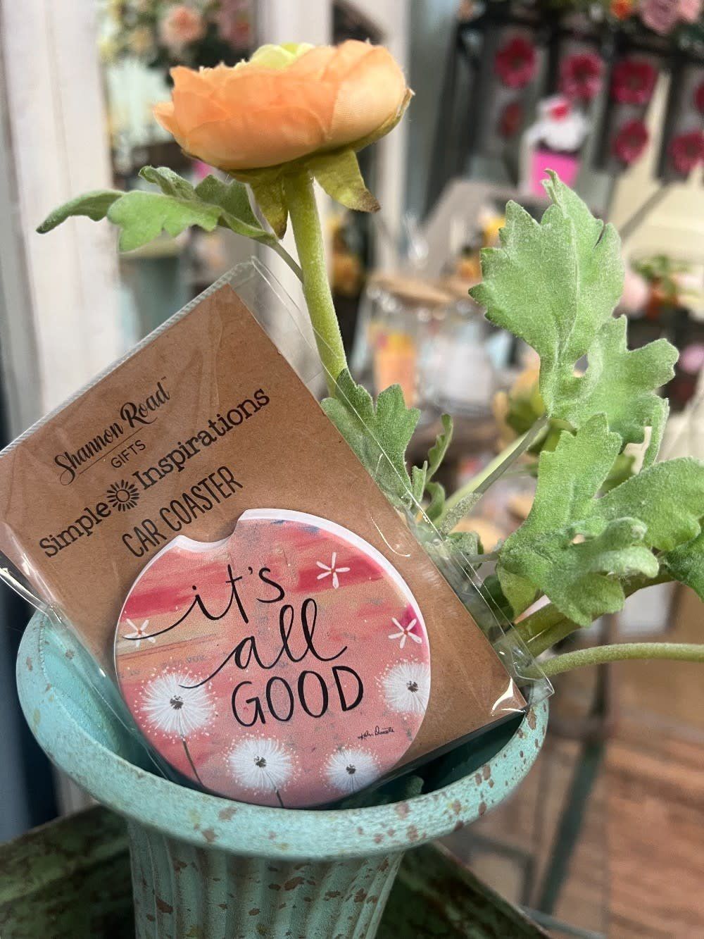 It&#39;s All Good Car Coaster