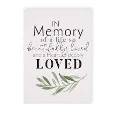 Canvas-In Memory (5 x 7)