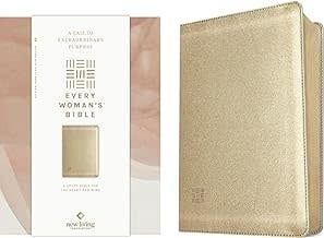 NLT Every Woman&#39;s Bible Filament-Enabled Edition-Soft Gold LeatherLike