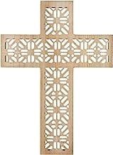 Wall Cross: Floral Rattan