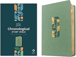 The One Year Chronological Study Bible Green