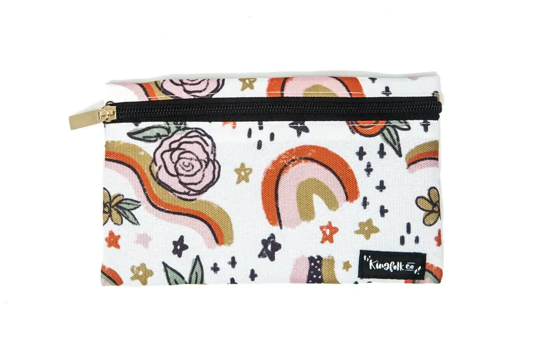 Midnight Mercies Pencil + Pen + Highlighter Pouch