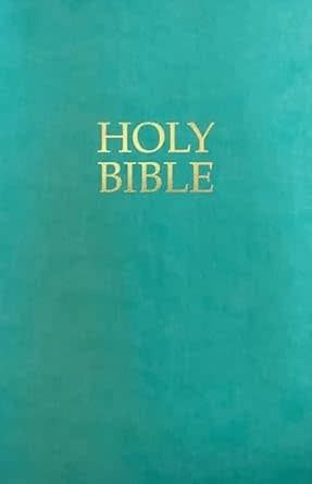 KJVER Gift and Award Holy Bible, Deluxe Edition, Coastal Blue Ultrasoft