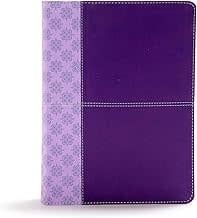CSB Study Bible-Purple LeatherTouch