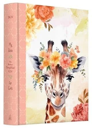 SKJV My Bible for Girls - Floral Giraffe