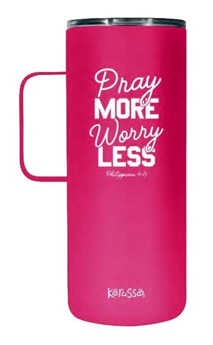 Pray More Steel Mug