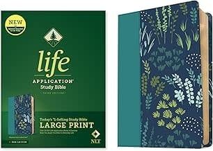 LASB NLT Large Print Leather Like Teal