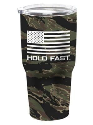 Hold Fast Tiger Stripe, Stainless Steel Mug