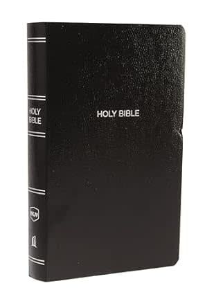 NKJV, Gift and Award Bible, Leather-Look, Black