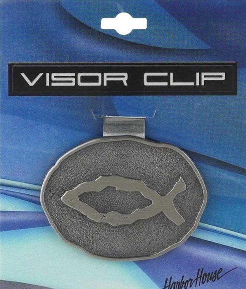 Jesus Fish Auto Visor Clip