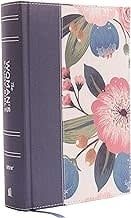 NIV Woman&#39;s Study Bible (Full-Color)-Blue/Floral Cloth Over Board