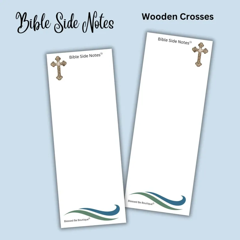 Bible Side Notes- Wooden Crosses