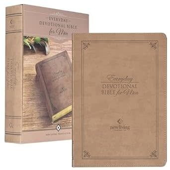NLT Holy Bible Everyday Devotional Bible for Men