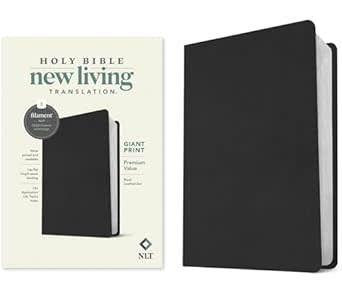 NLT Giant Print Premium Value Bible, Filament Enabled