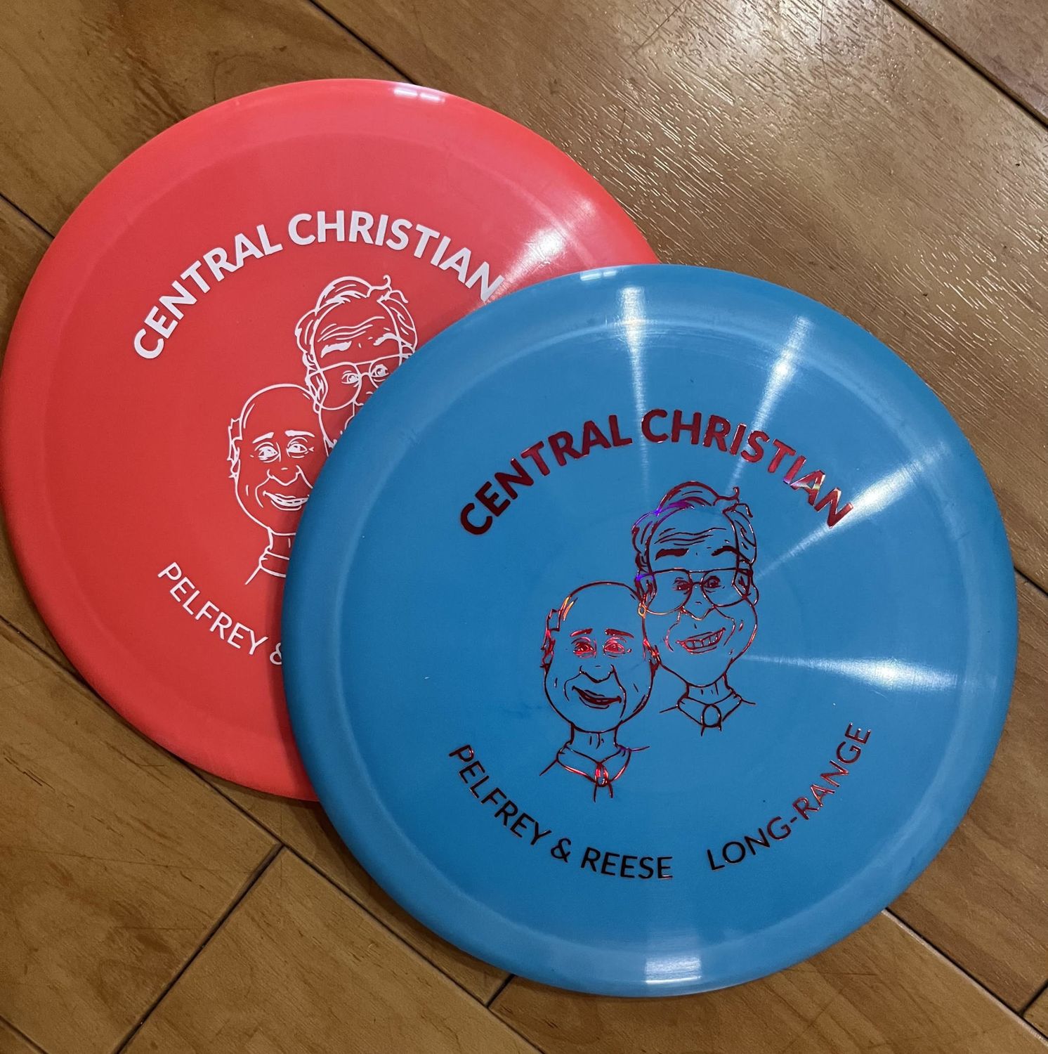 PELFREY &amp; REESE LONG RANGE Discs Red or Blue