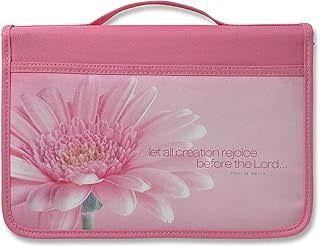 Bible Cover-Inspiration-Rejoice (Canvas)-Pink-Large