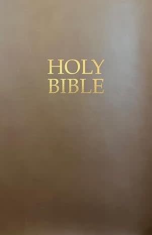 KJVER Gift and Award Holy Bible, Deluxe Edition, Coffee Ultrasoft
