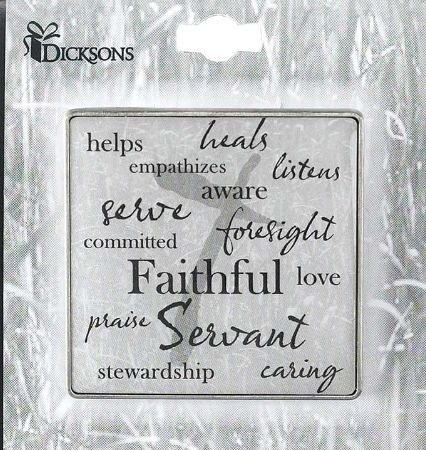 VISOR CLIP-FAITHFUL SERVANT METAL
