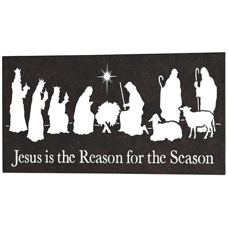 Wall Art Black Metal Jesus is the Reason