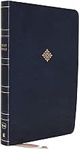 NKJV Large Print Thinline Bible - Blue Leahersoft