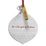 Ornament Nordic Knit Love is Spirit of Christmas