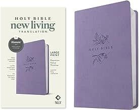 Large Print Value Thinline Bible Filament Leather Like Lilac
