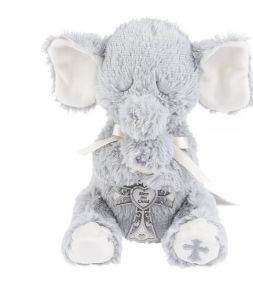 Plush Elephant with Crib Cross - Serenity