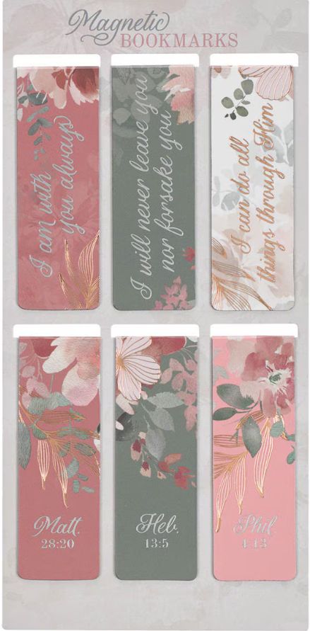 Assurance in Bloom Magnetic Bookmark Set