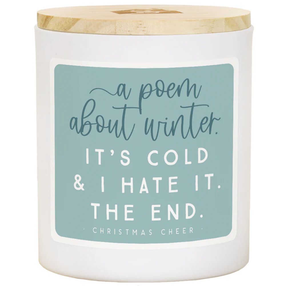 Candle Christmas Cheer Winter Poem