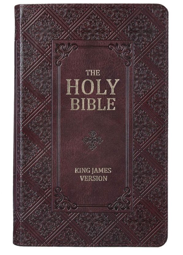 KJV Dark Brown Faux Leather Giant Print Standard-size Bible with Thumb Index
