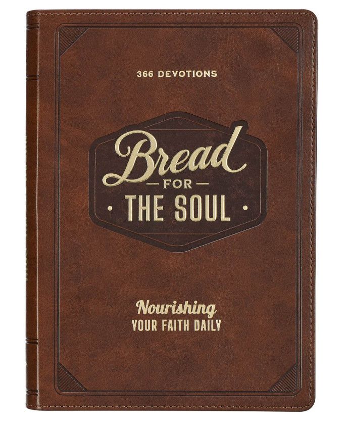 Bread for the Soul Brown Faux Leather Devotional